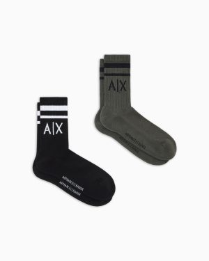 2 PACK TENNIS SPONGE SOCKS