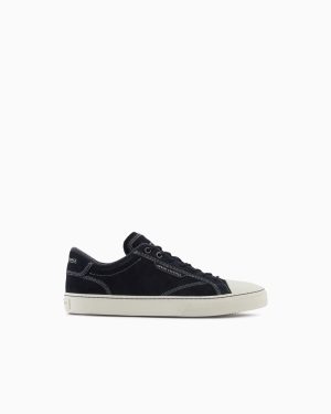 SNEAKER MENPHIS COW SUEDE+RUBB