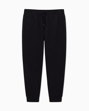 Bonded Stretch Cotton Trousers