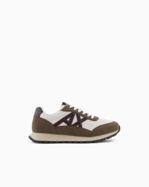 SNEAKER DROP MICROSUEDE+MESH+C