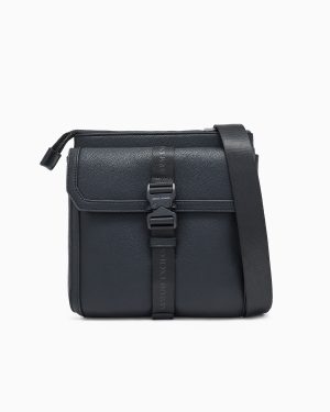 Crossbody bag in technical fabric