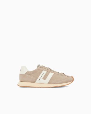 SNEAKER ROUND SUEDE+MESH+MINI
