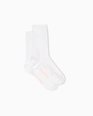 Stretch Cotton Socks with Logo