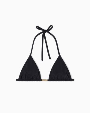 Recycled Stretch Fabric Triangle Bikini Top