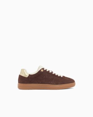SNEAKER BEAT COW SUEDE+METAL P
