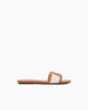 TINA DRESS SANDAL CALF PU+CANV
