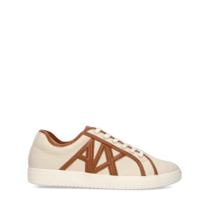 SNEAKER BEAT CALF PU+CANVAS